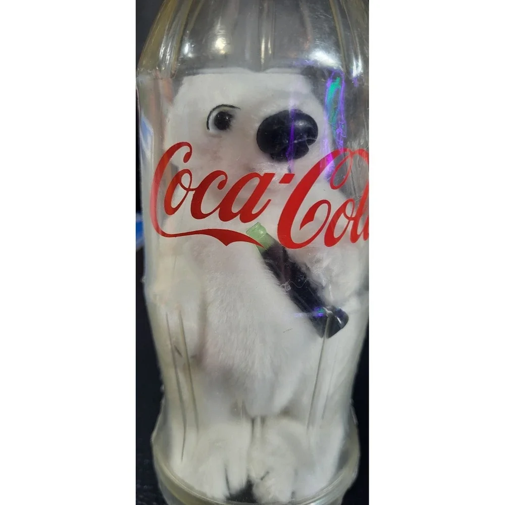 Coca-Cola‎ Collectible Polar Bear in Bottle Coin Bank Unopened Sealed New